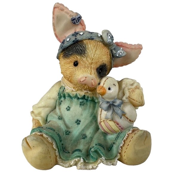 3 Enesco This Little Piggy Figurines Ducky Friend Had None Home Sw Eeet Lot TLP - Picture 3 of 13